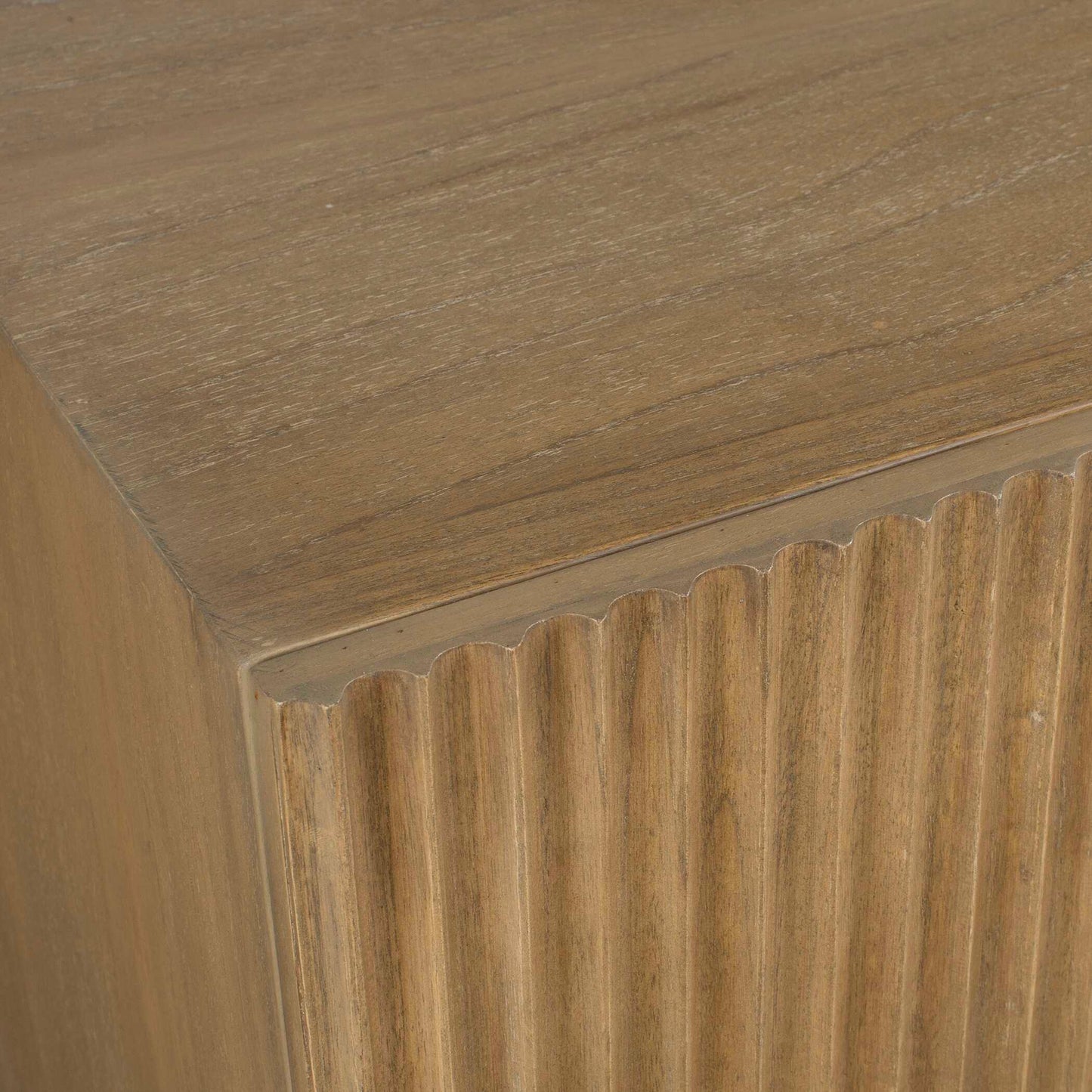 Kellem Natural Wood 4 Door Cabinet