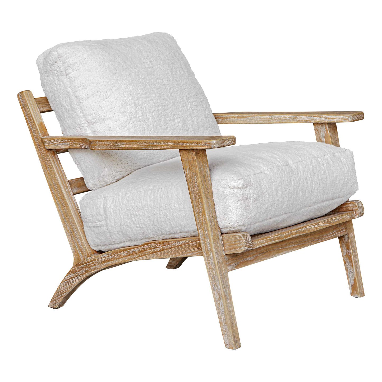 Laid Back Sheepskin Accent Chair