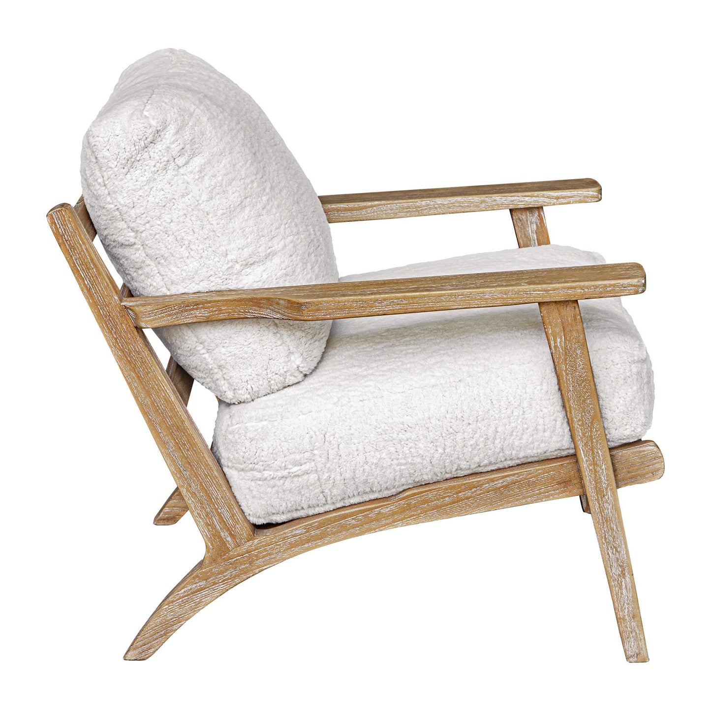 Laid Back Sheepskin Accent Chair