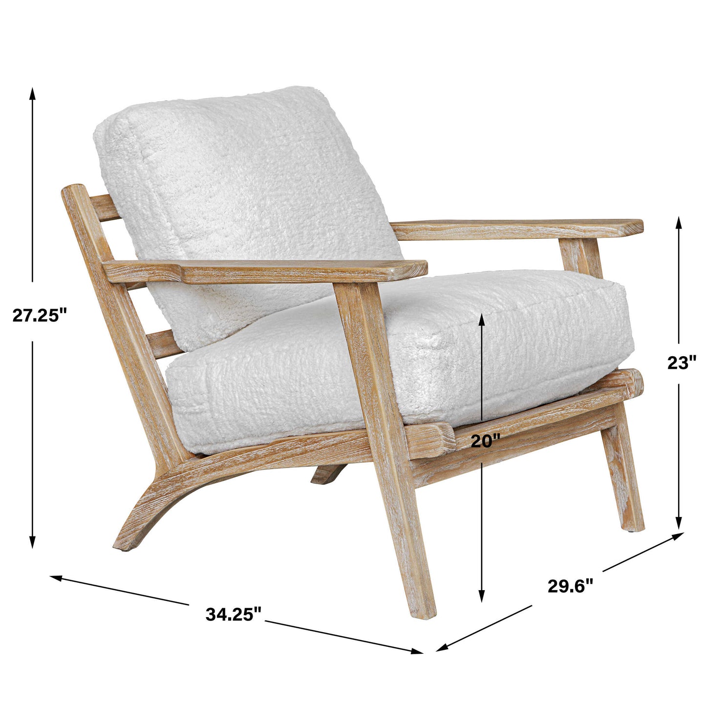 Laid Back Sheepskin Accent Chair