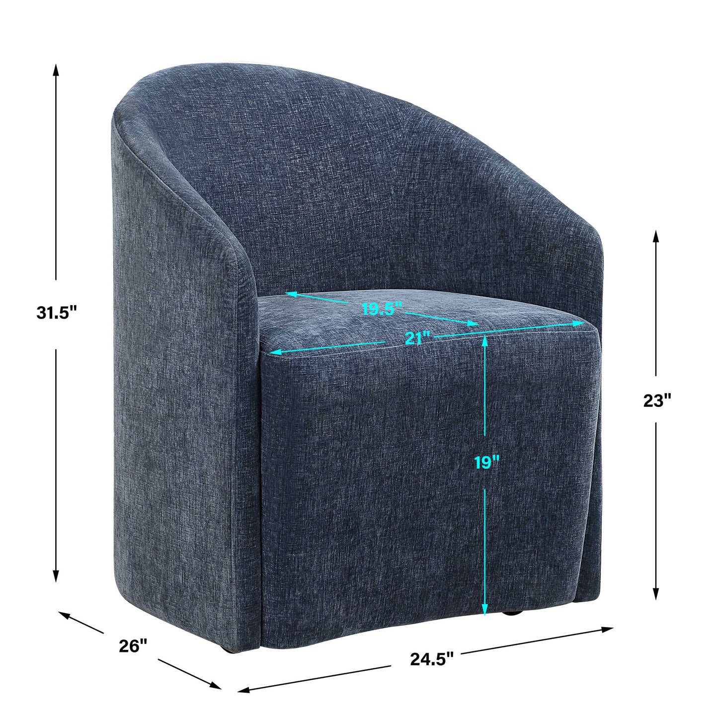 Harbor Blue Dining Chair