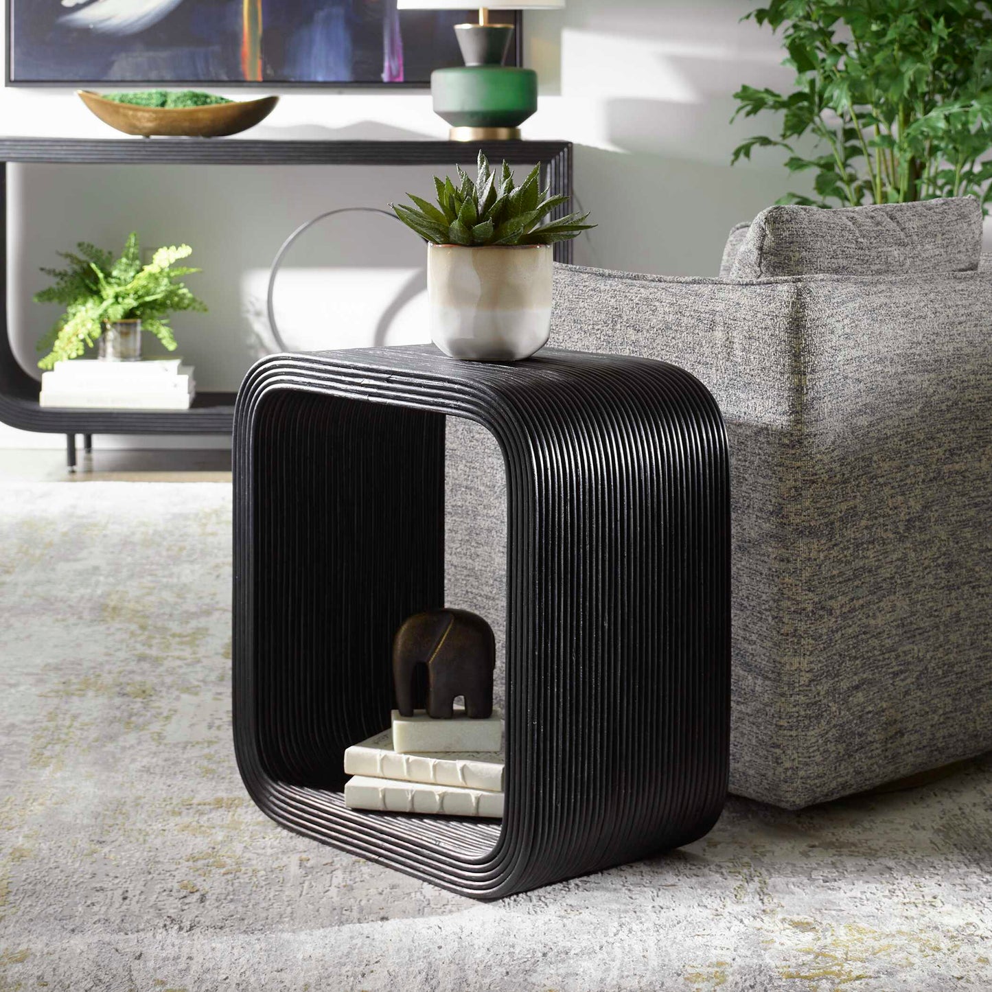 Compton Rattan Side Table