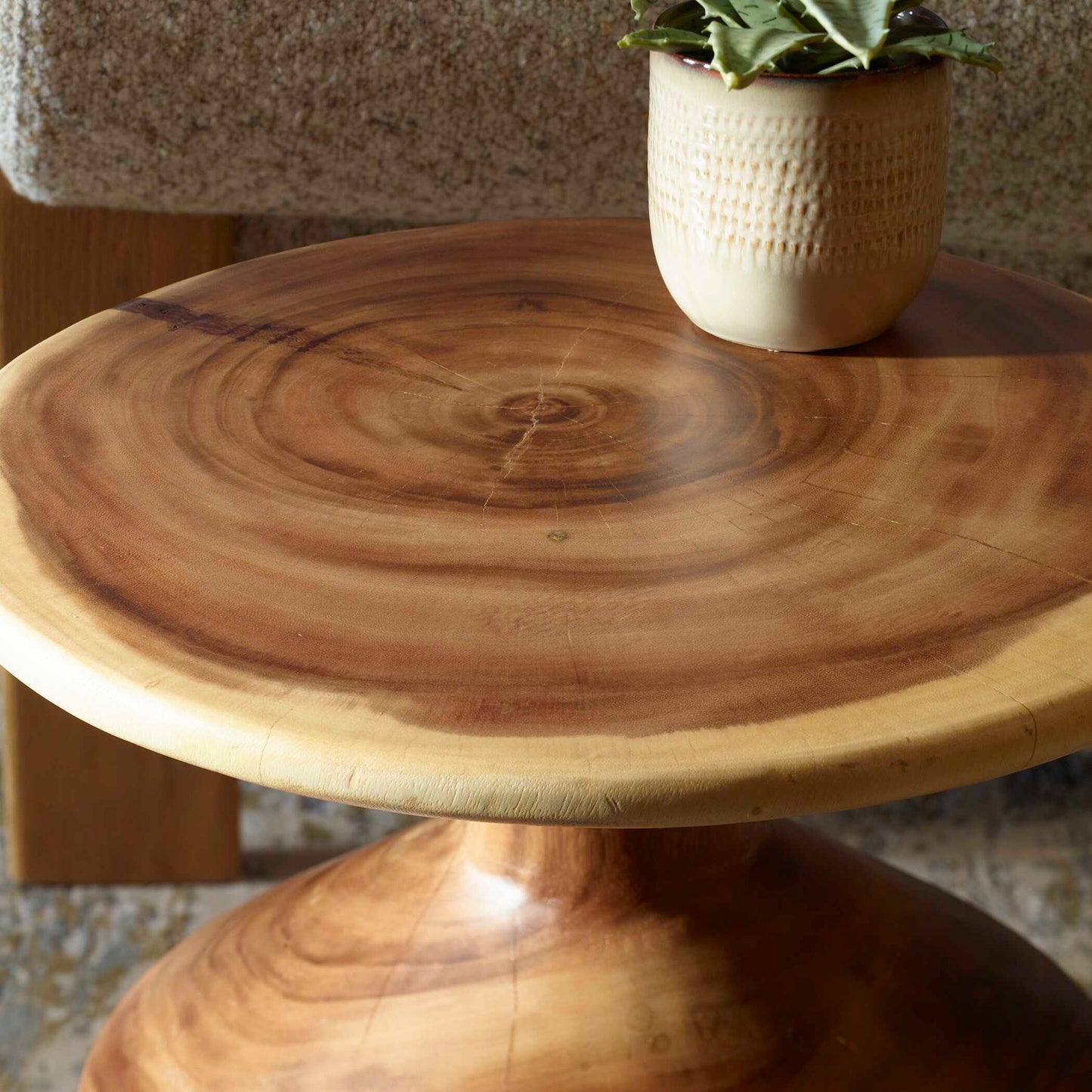 Lynx Hourglass Accent Table