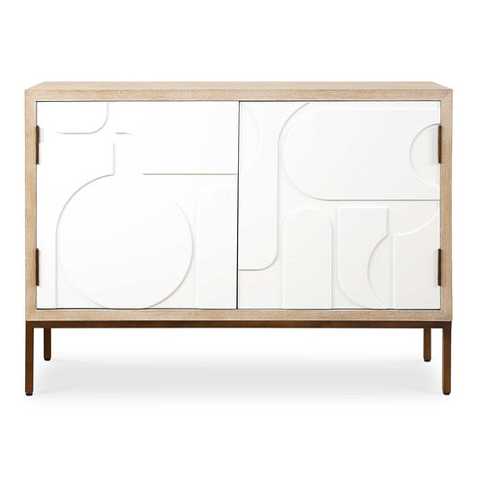Weimar 2 Door White Cabinet