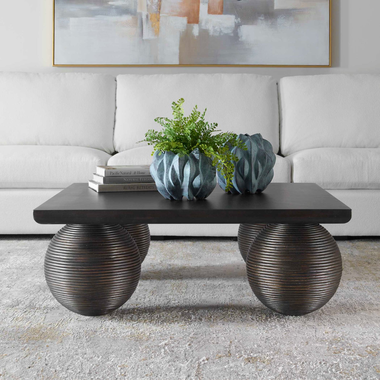 Kasson Sphere Leg Coffee Table