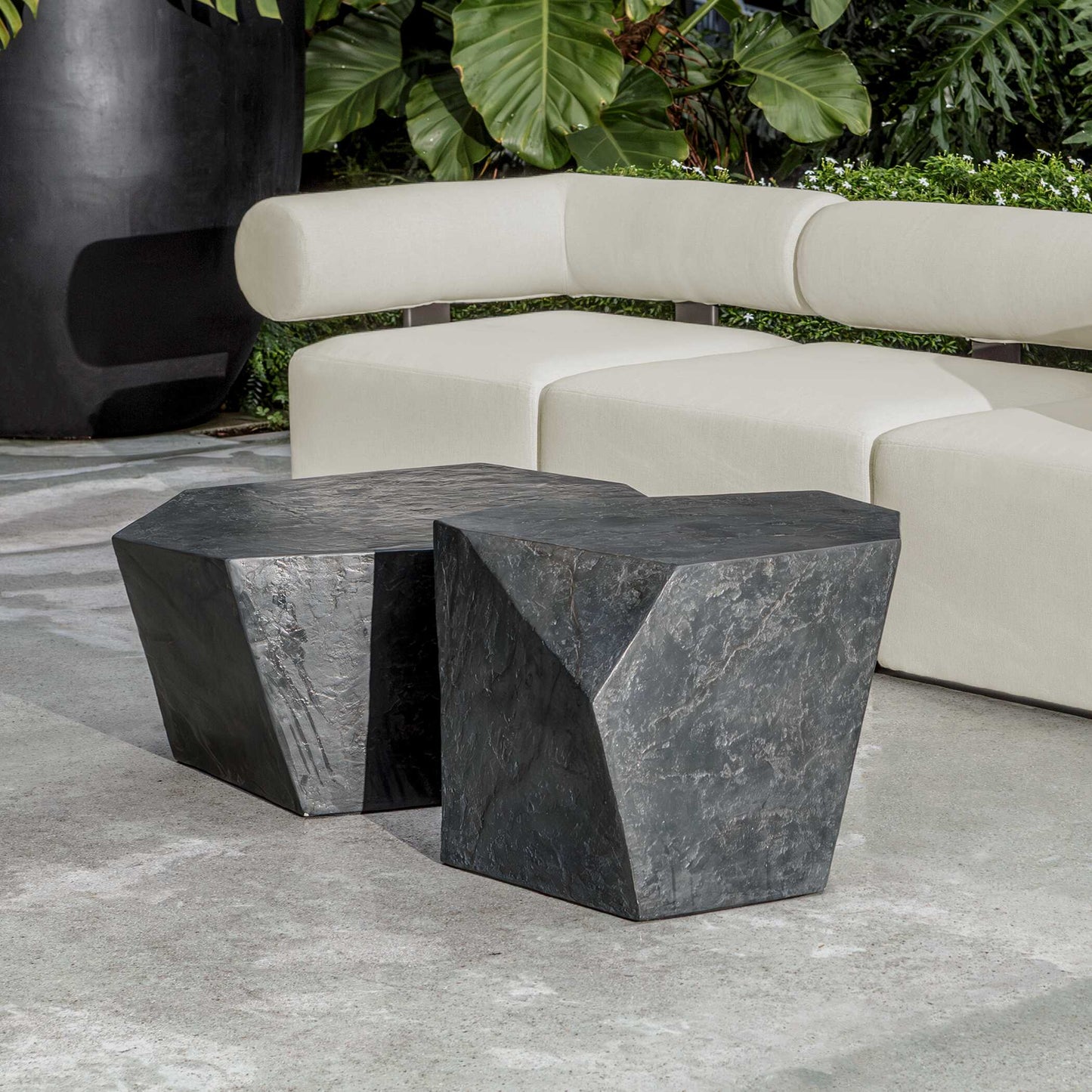 Parra Slate Outdoor Side Table