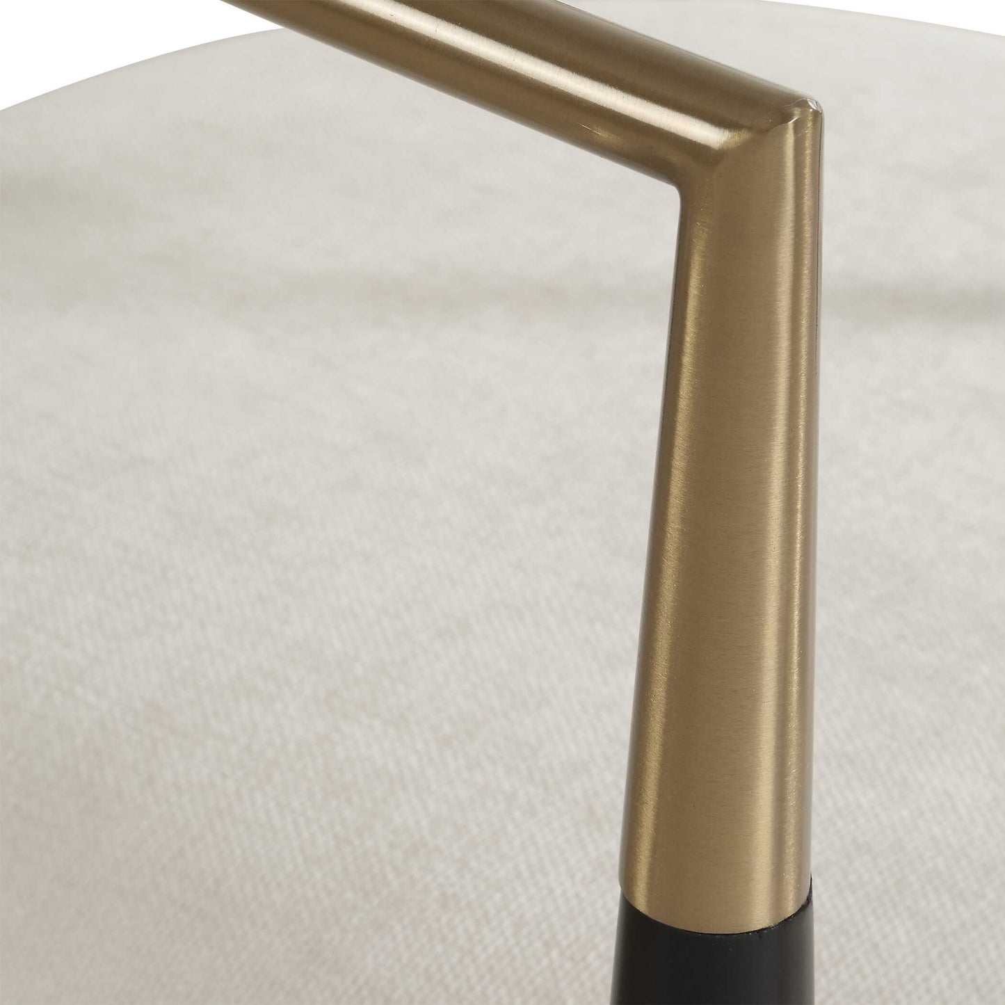 Moxie White Dining Arm Chair