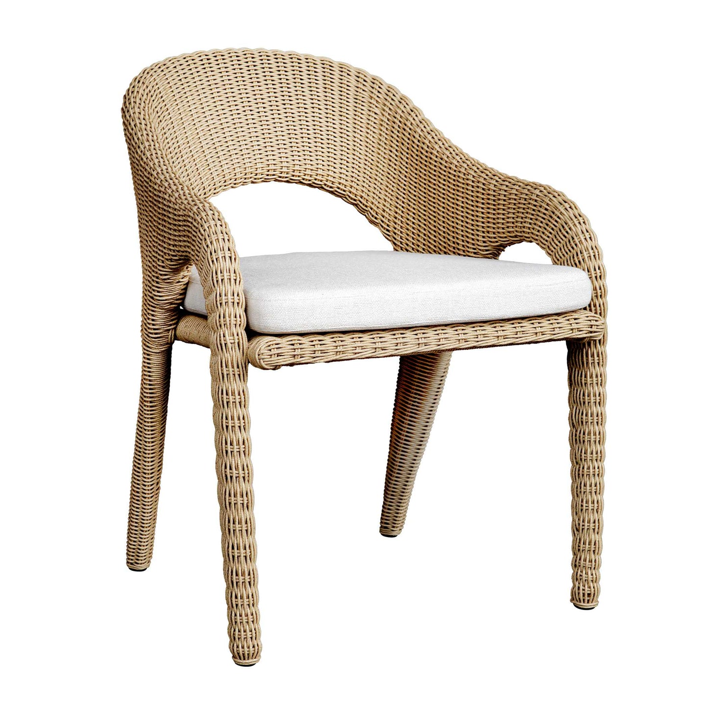 Kavali Outdoor Wicker Dining Armchair