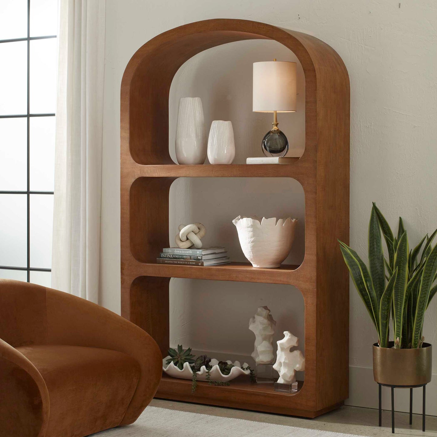 Achley Seamless Wooden Etagere