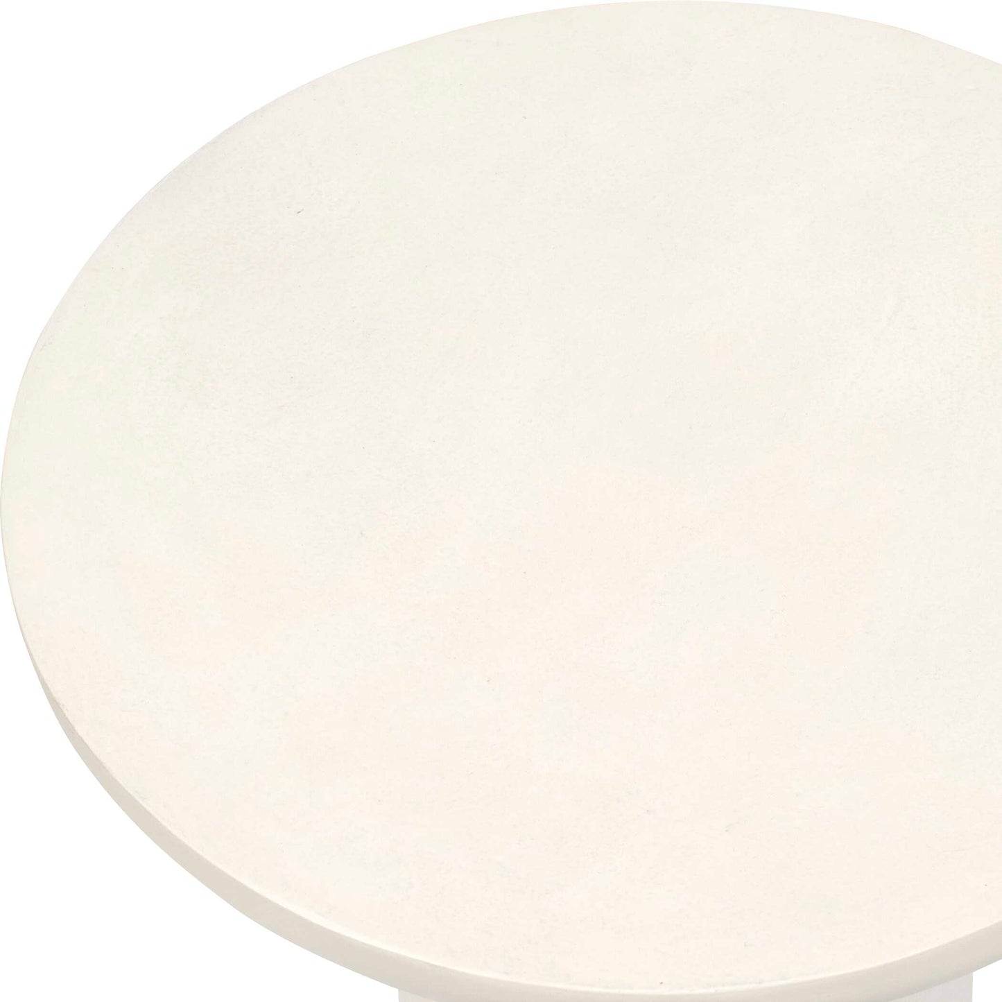 Joppa White Outdoor Accent Table