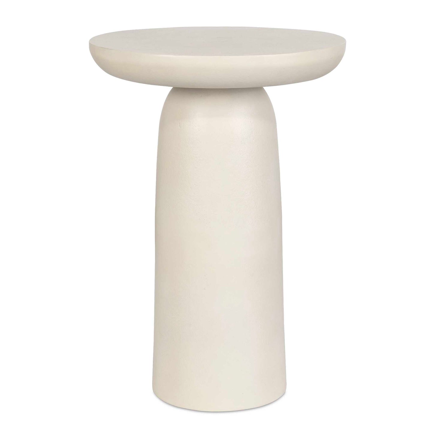 Joppa White Outdoor Accent Table