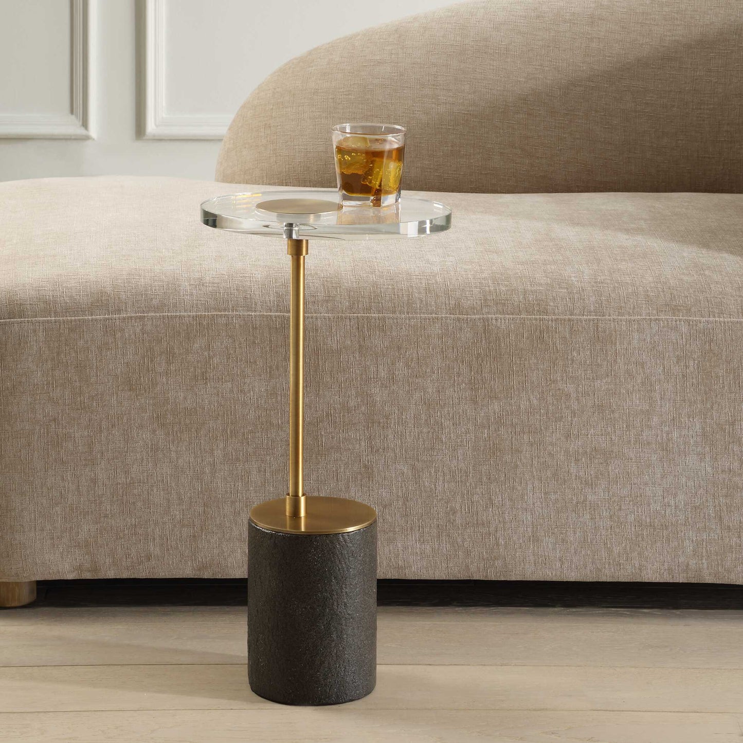 Kaufman Crystal Accent Table