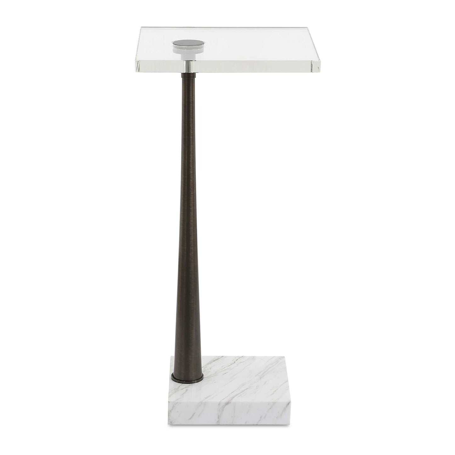 Pelton Marble Glass Drink Table