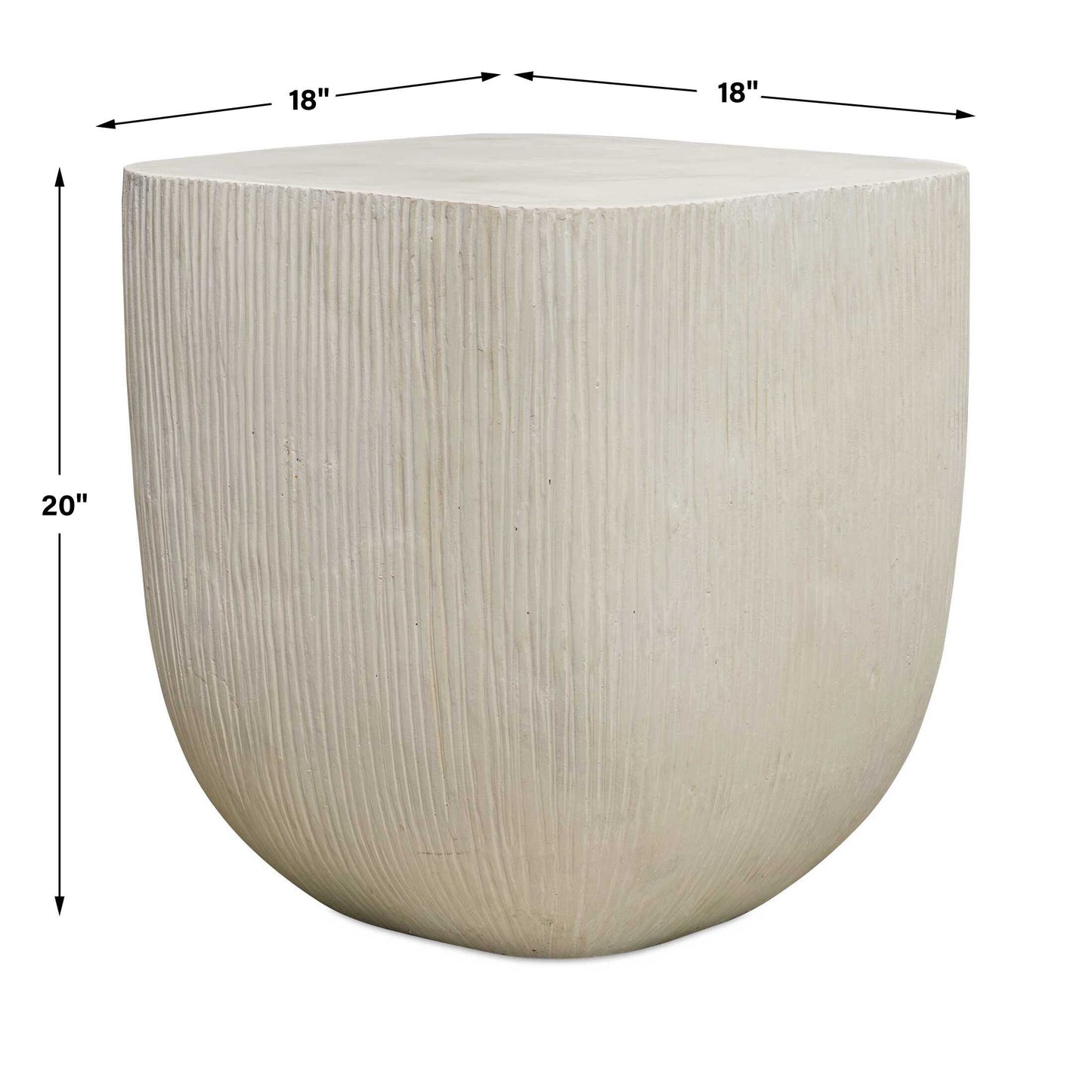 Alma Concrete Outdoor Side Table