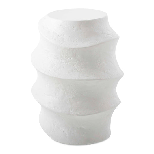 Winded Outdoor White Accent Table
