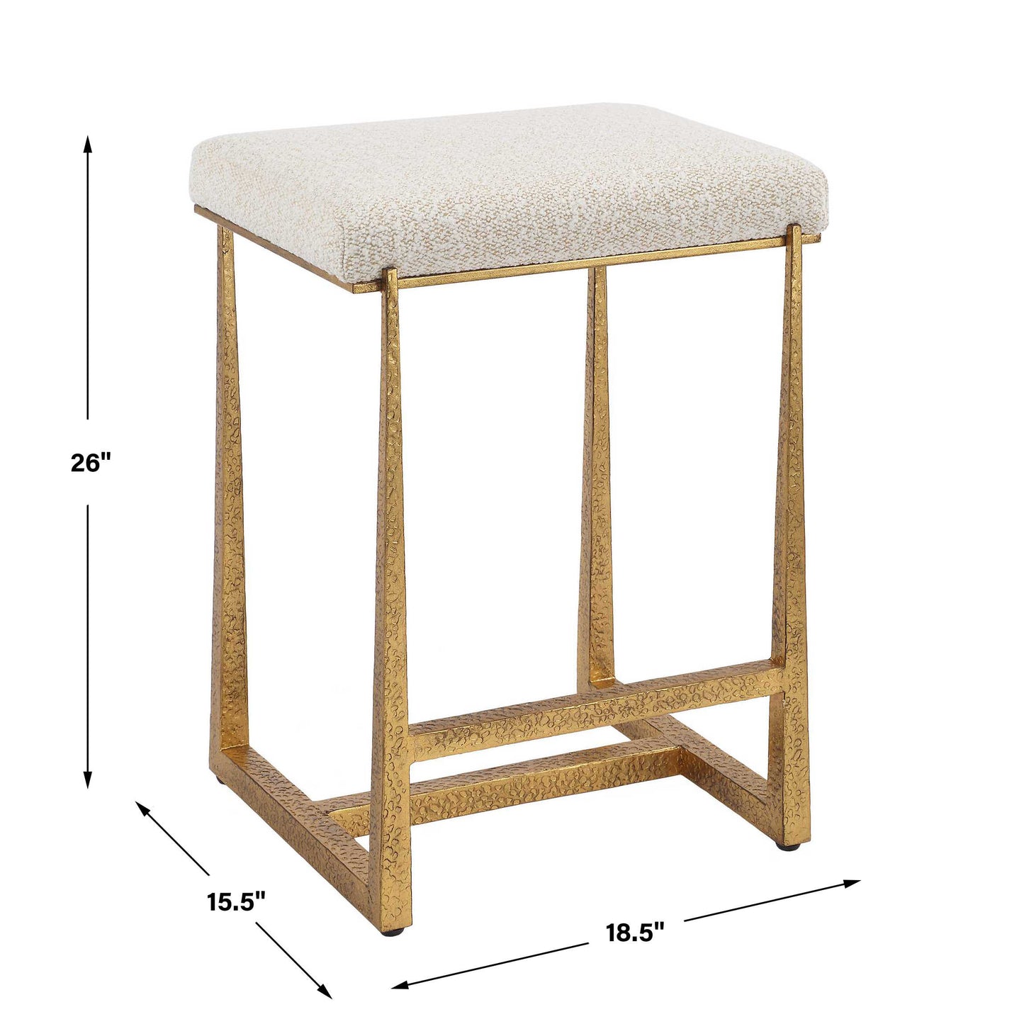 Midas Gold Counter Stool