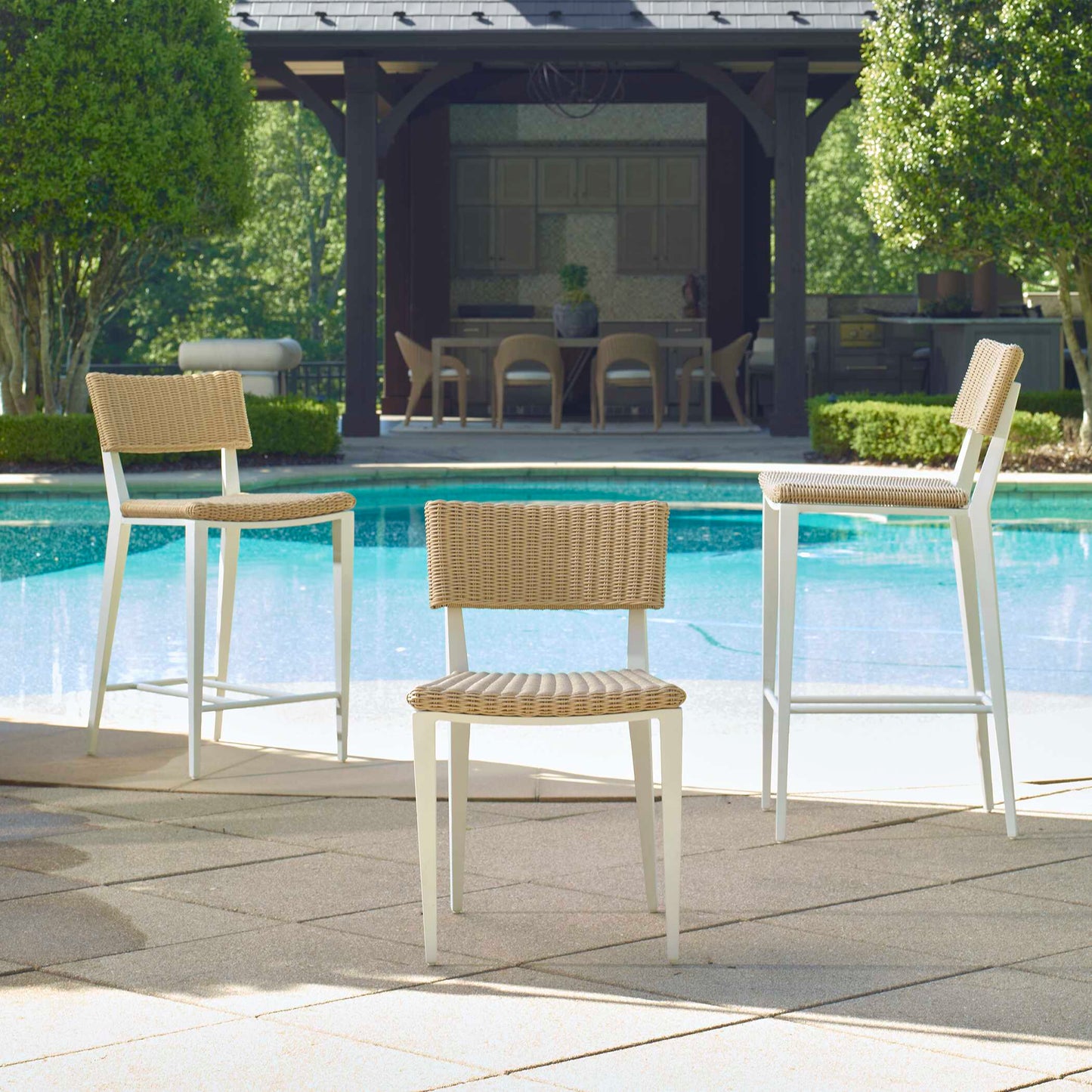 Calbas White Outdoor Dining Chair