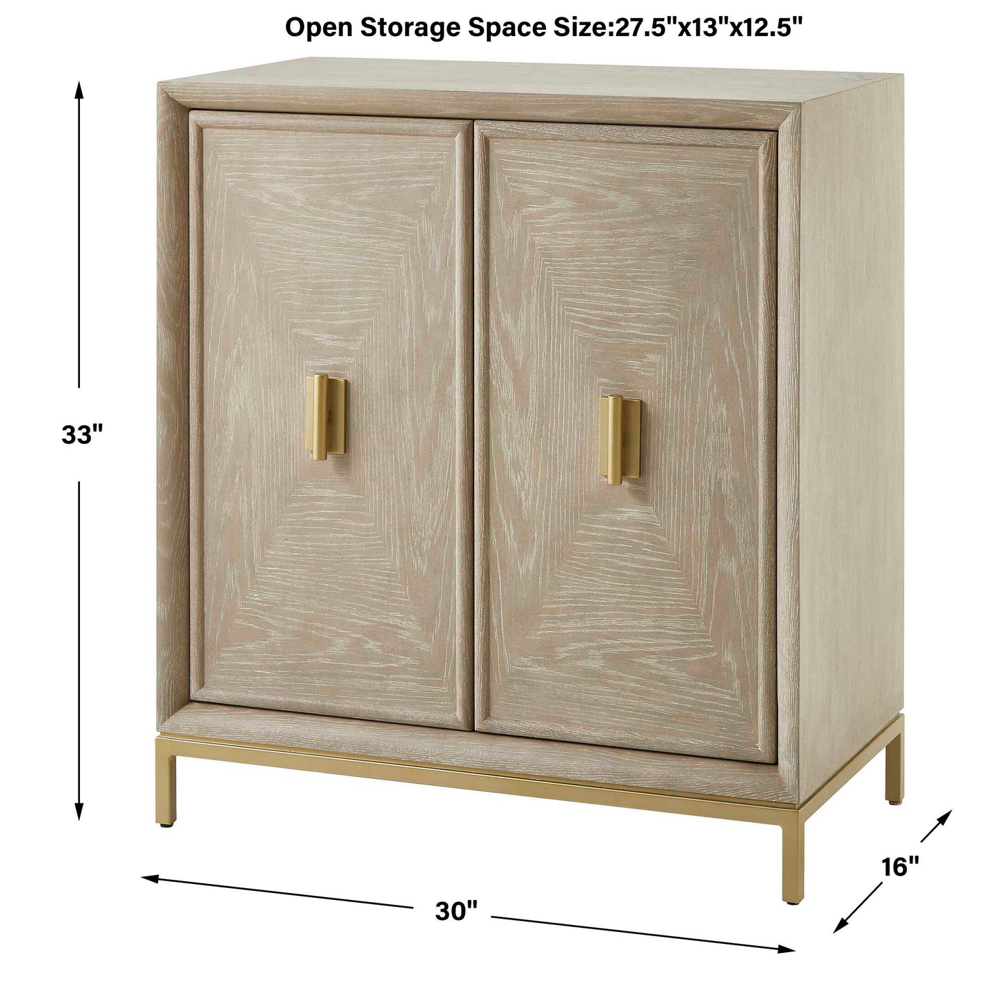 Alessia Washed 2 Door Cabinet