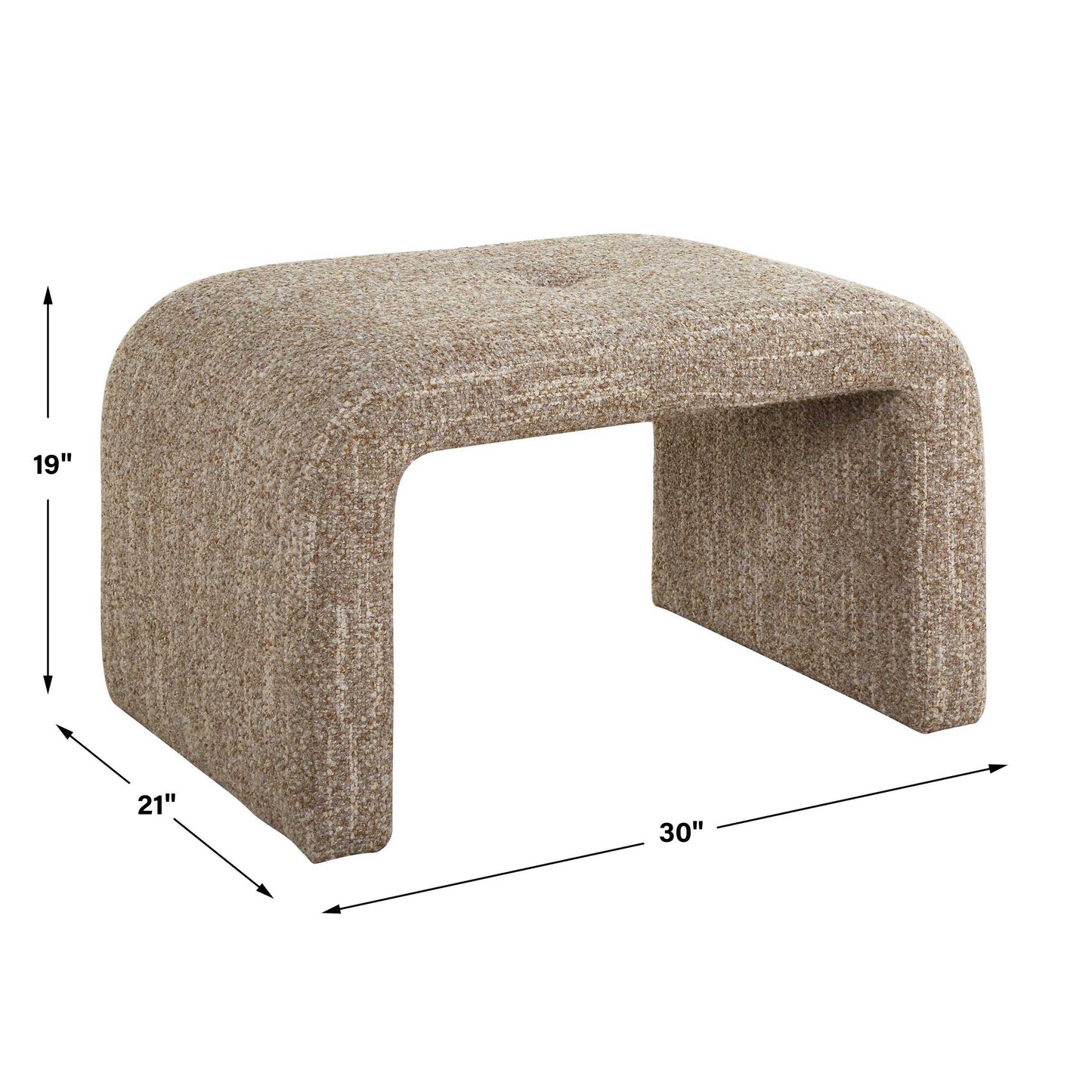 Leora Upholstered Modern Small Bench