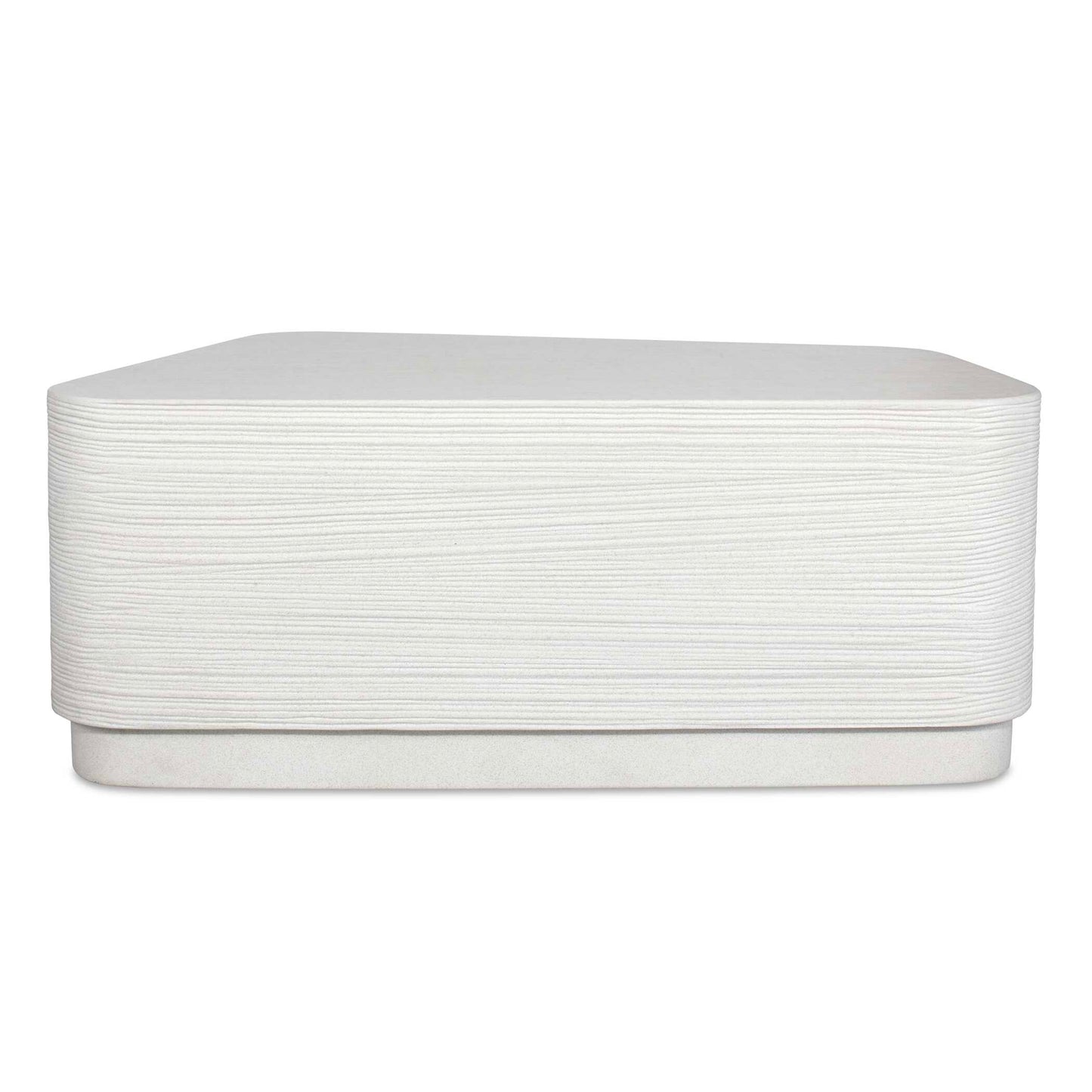 Saltwater White Concrete Coffee Table