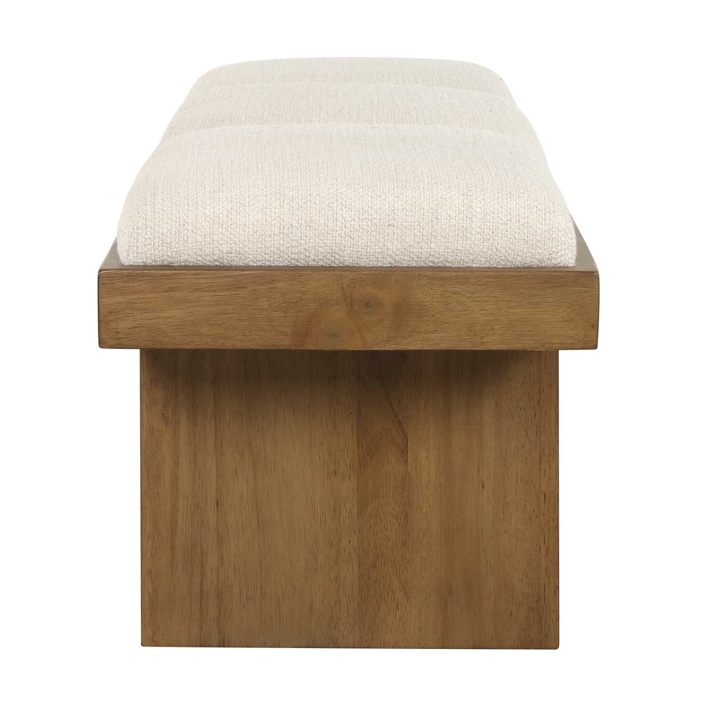 Haden White Upholstery Bench