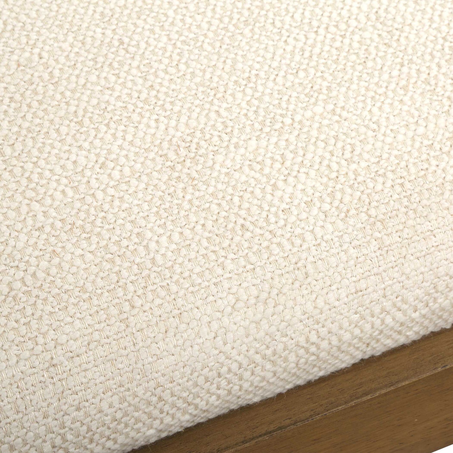 Haden White Upholstery Bench