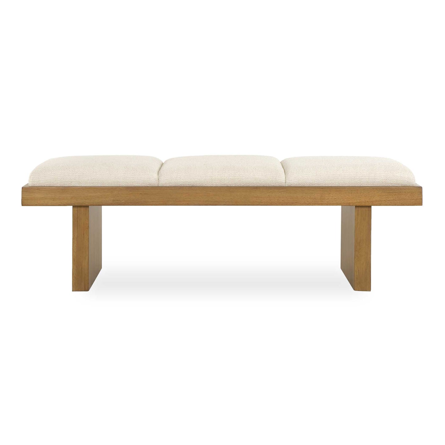 Haden White Upholstery Bench