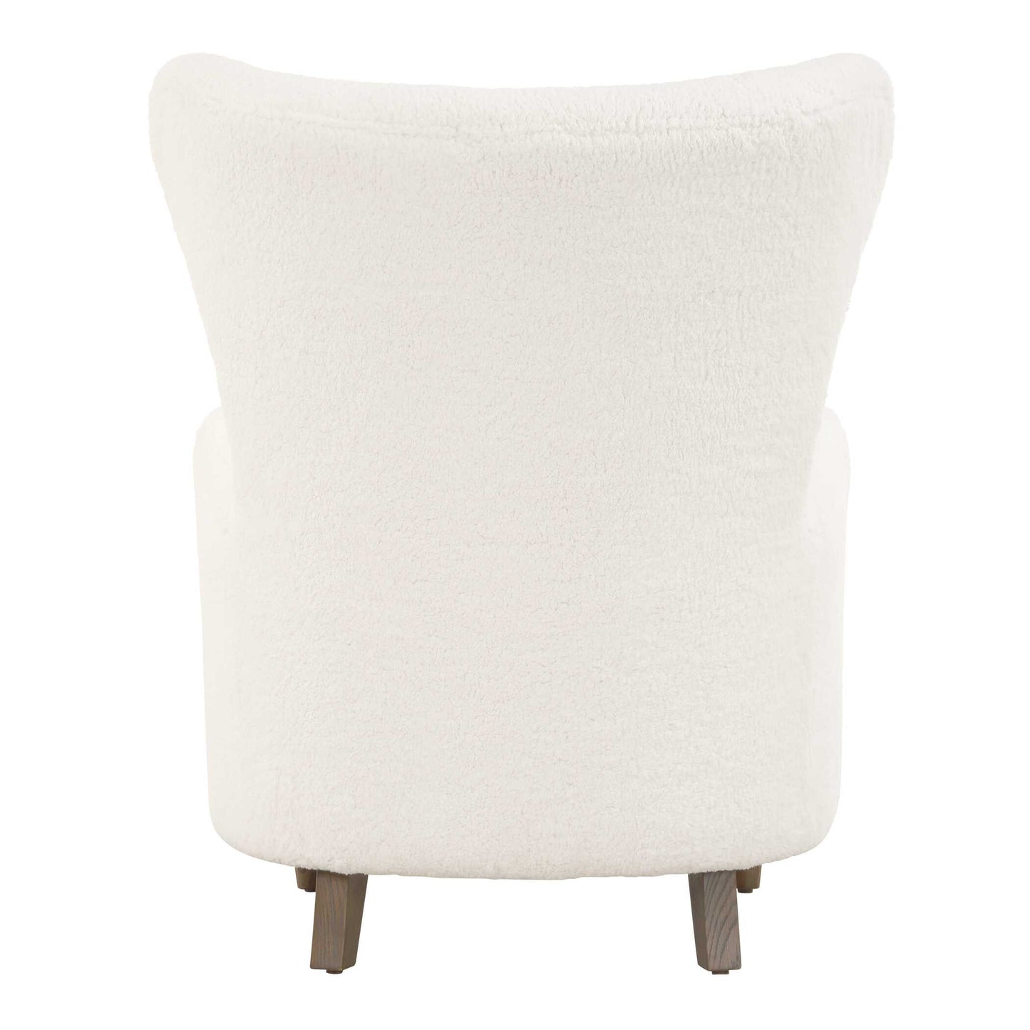 Ingel White Wingback Armchair