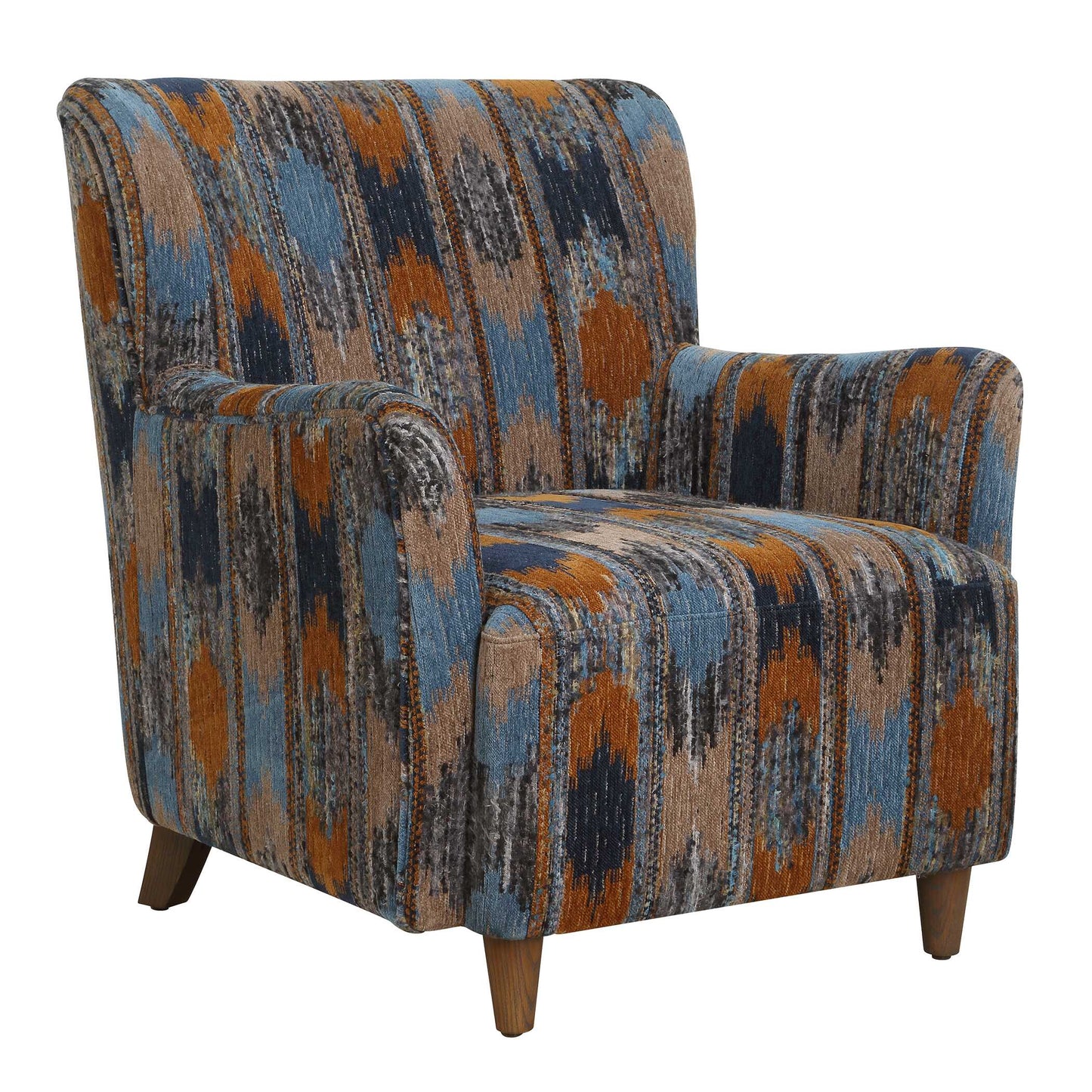 Lainey Upholstered Ikat Armchair