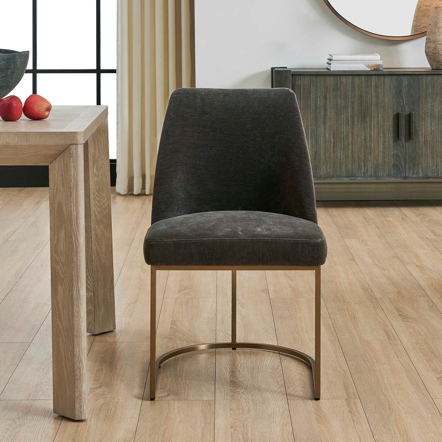 Hanni Gray Upholstered Dining Chair