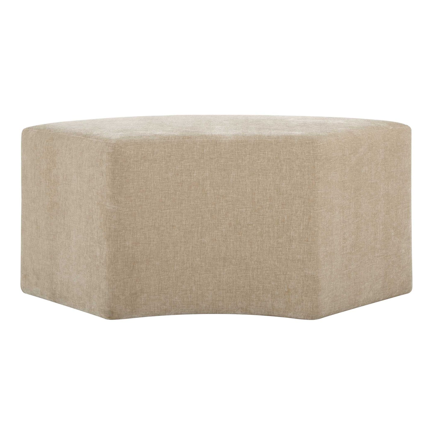 Khai Rounded Plush Dining Bench