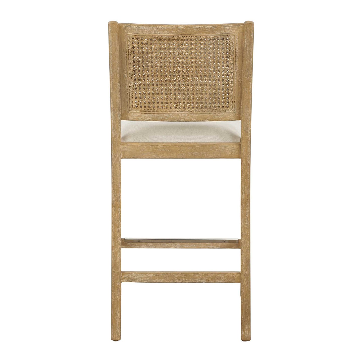Interweave Coastal Rattan Counter Stool