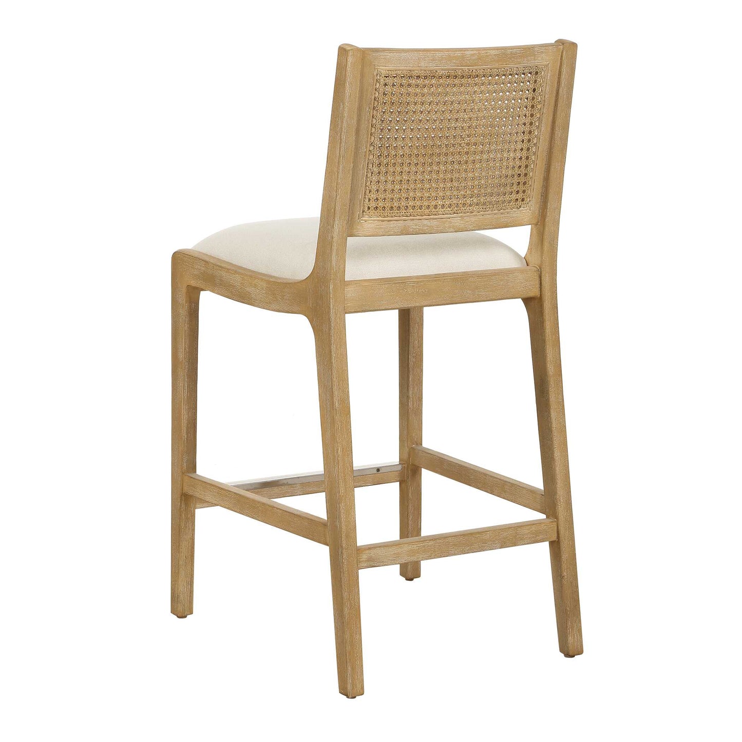 Interweave Coastal Rattan Counter Stool