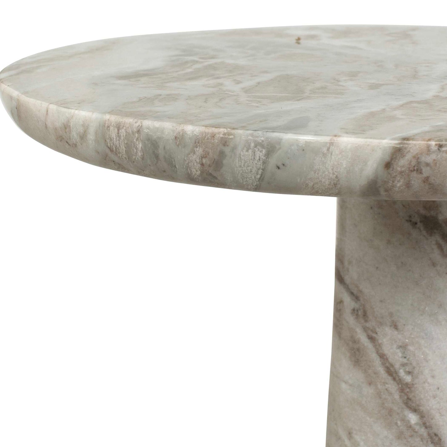 Shura Indoor-Outdoor Marble Accent Table