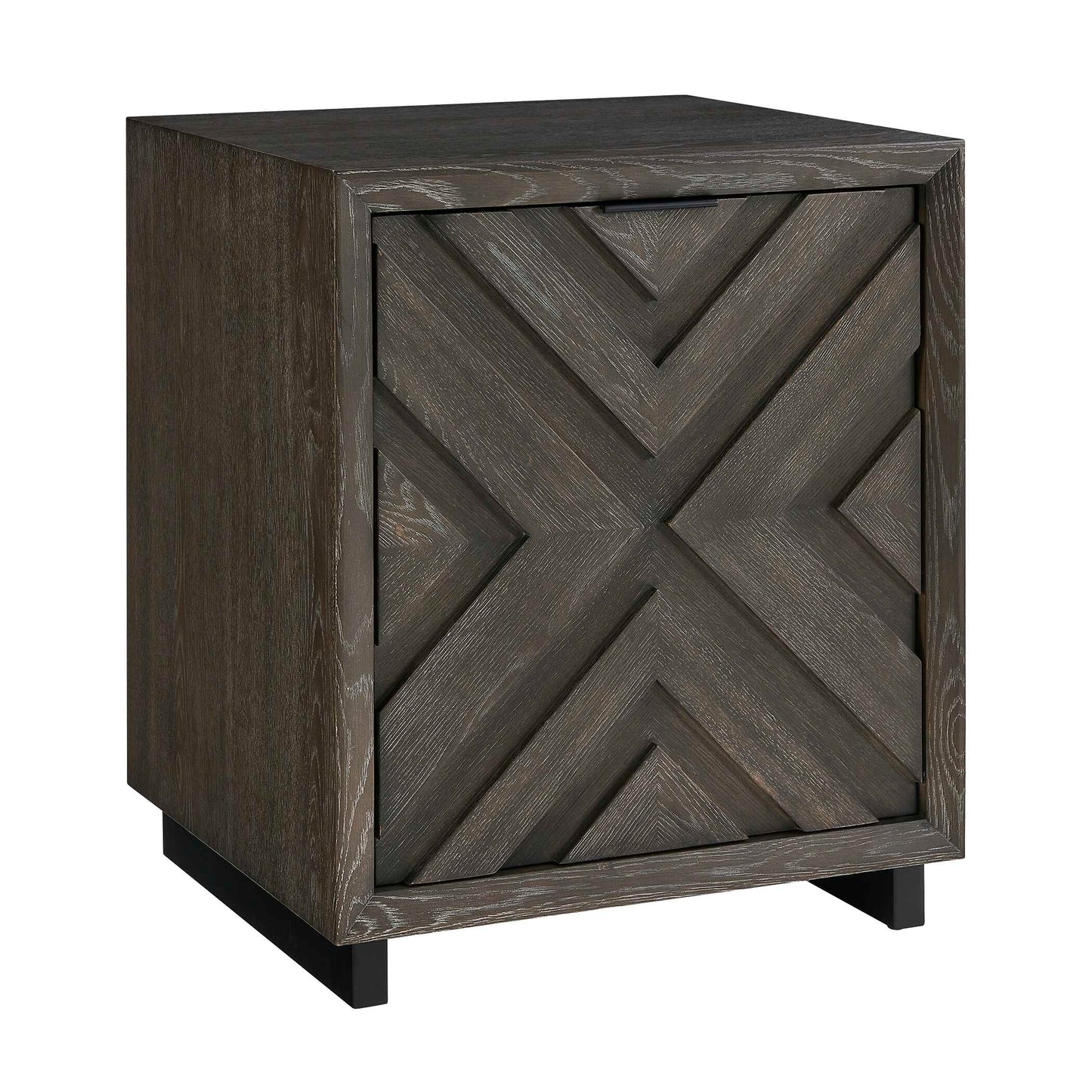 Barrett Dark Charcoal Oak Cabinet