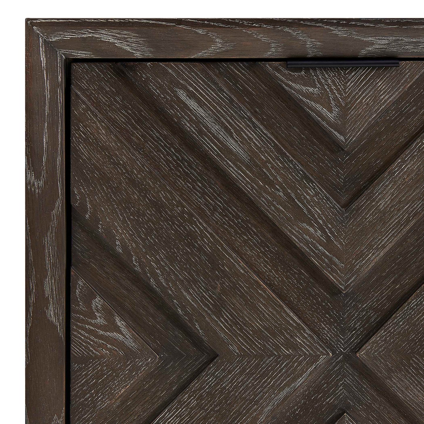 Barrett Dark Charcoal Oak Cabinet