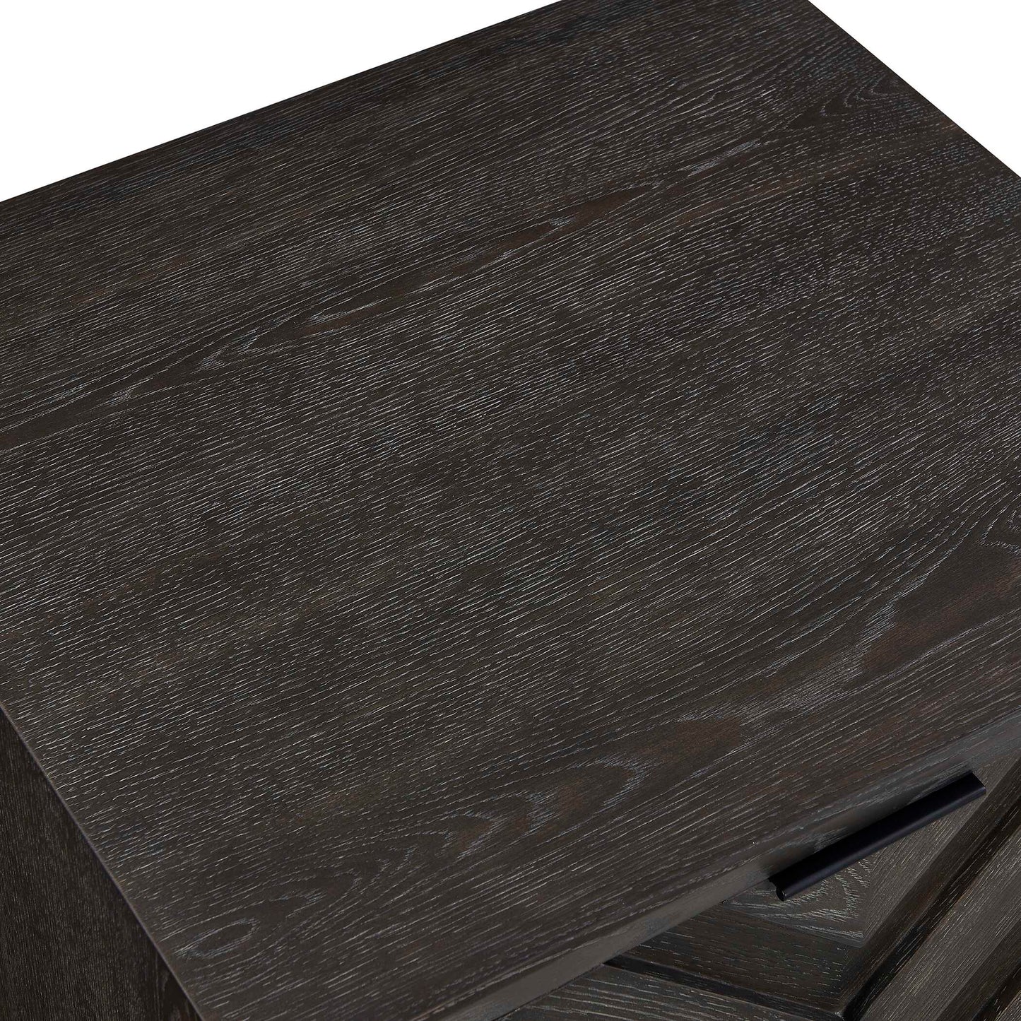 Barrett Dark Charcoal Oak Cabinet