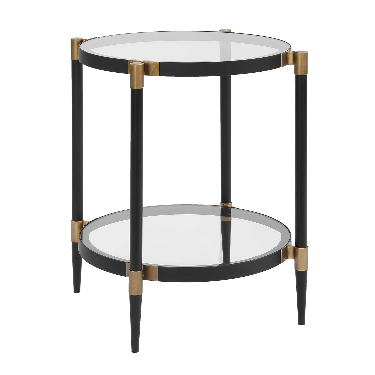 Chadid Round Glass Side Table