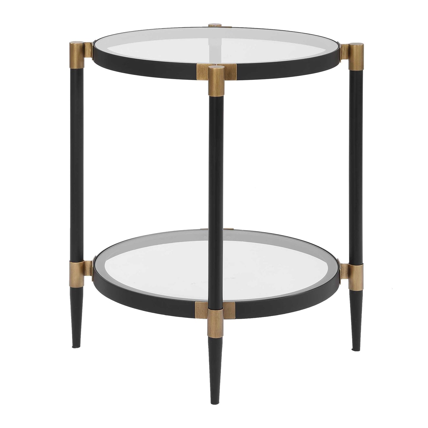 Chadid Round Glass Side Table