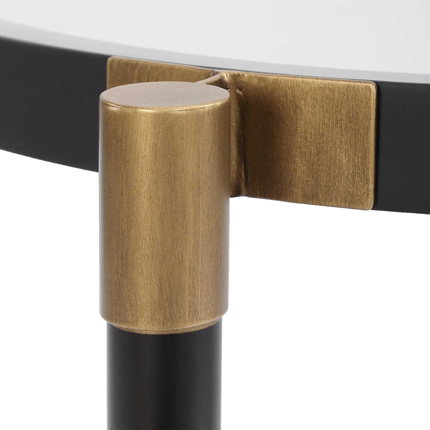 Chadid Round Glass Side Table