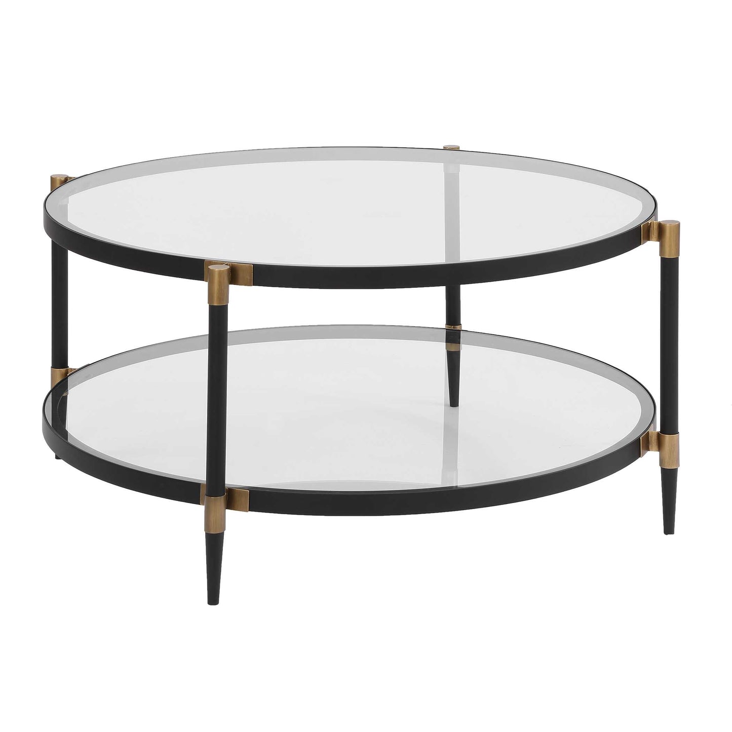 Chadid Round Glass Coffee Table