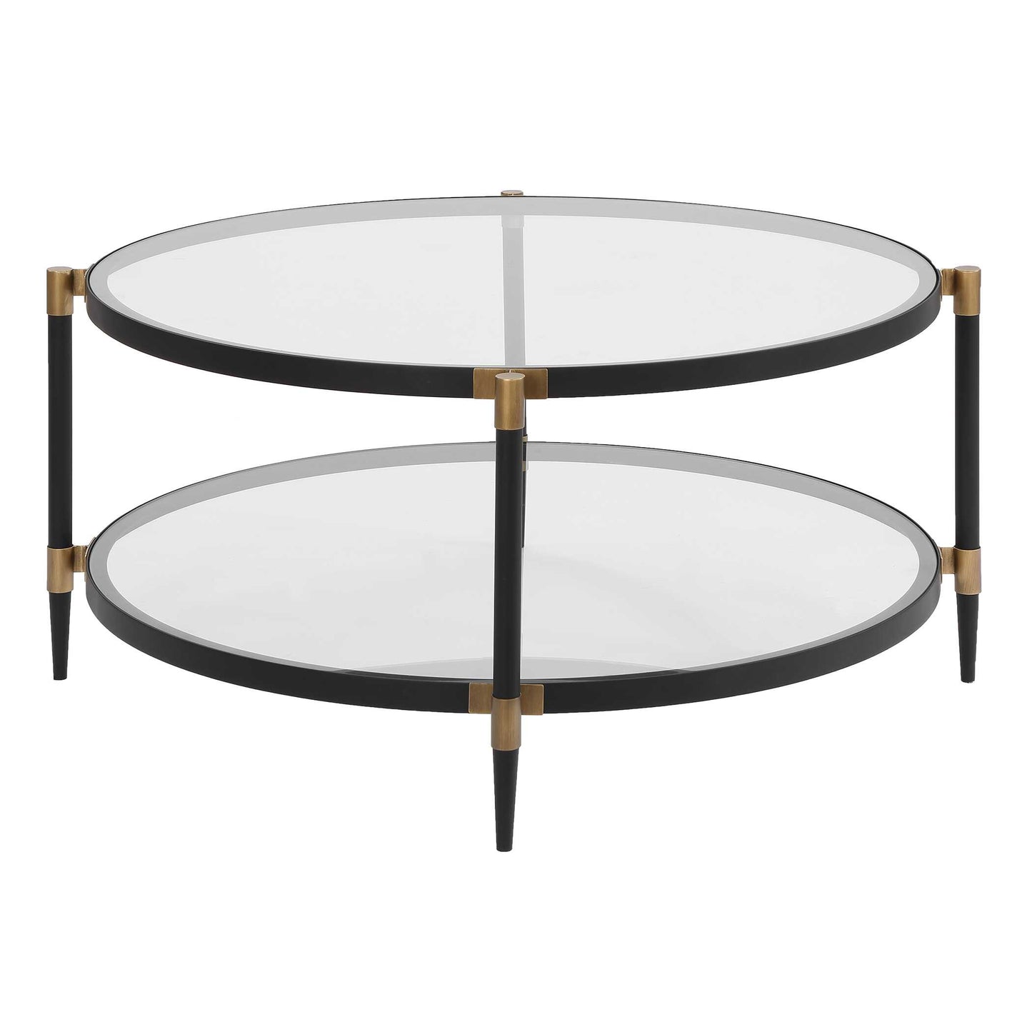 Chadid Round Glass Coffee Table