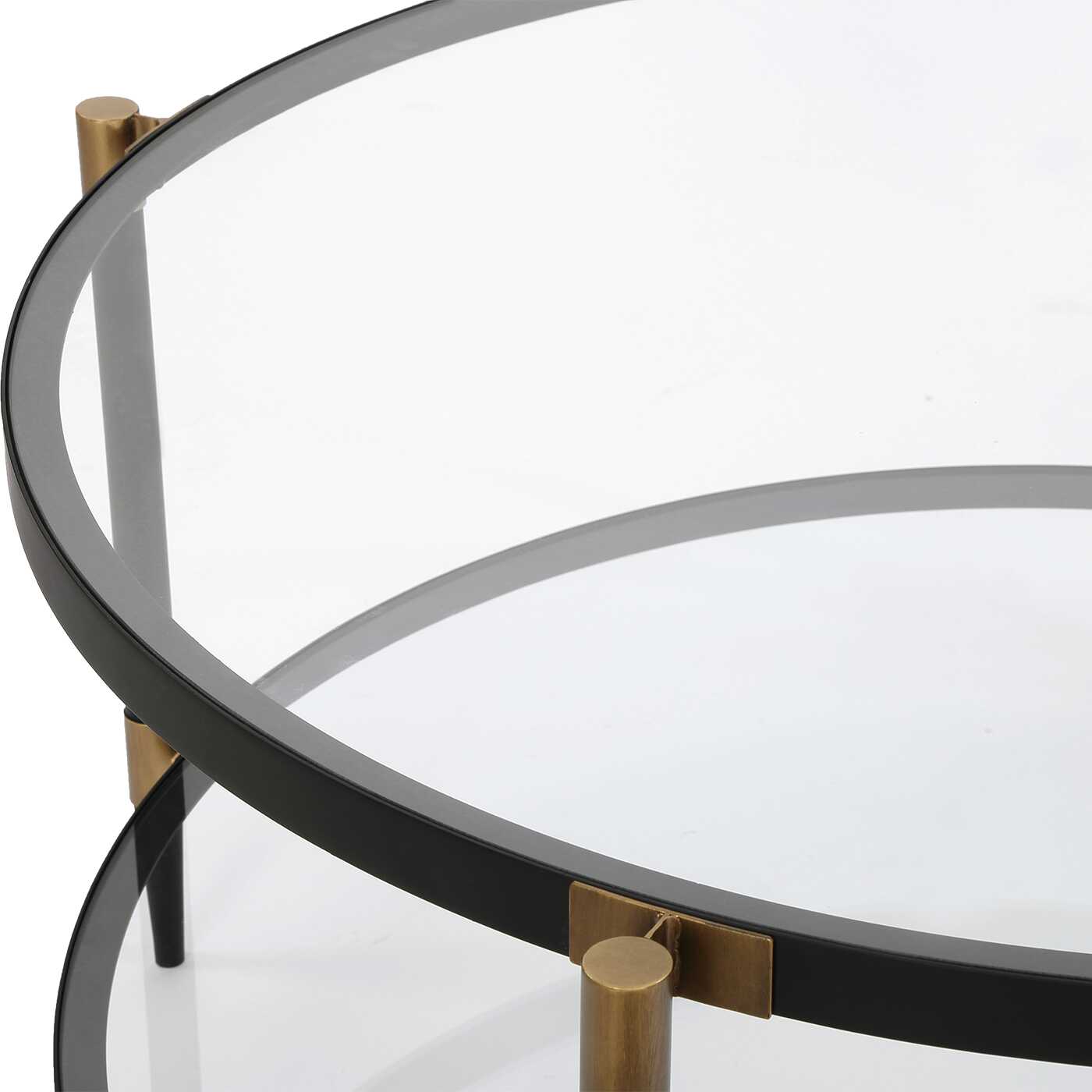 Chadid Round Glass Coffee Table