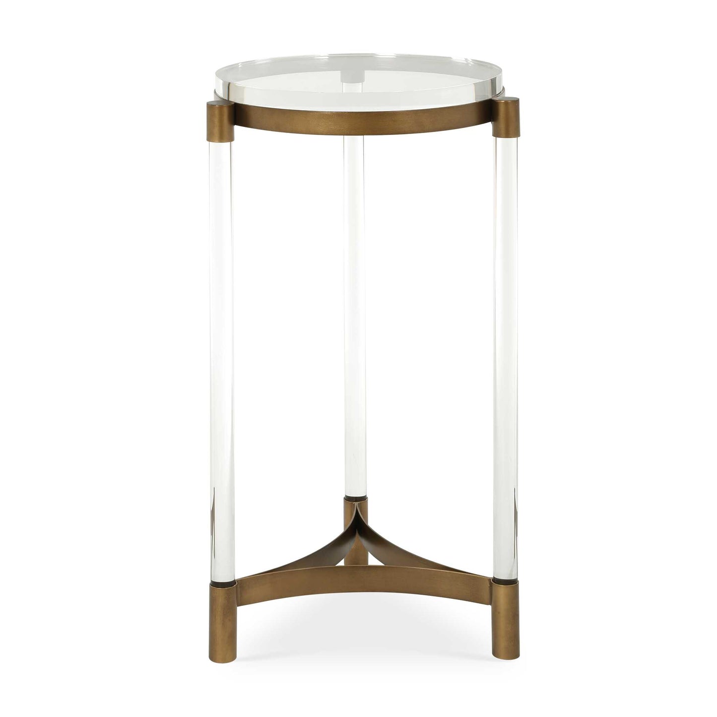 Pereira Round Acrylic Accent Table