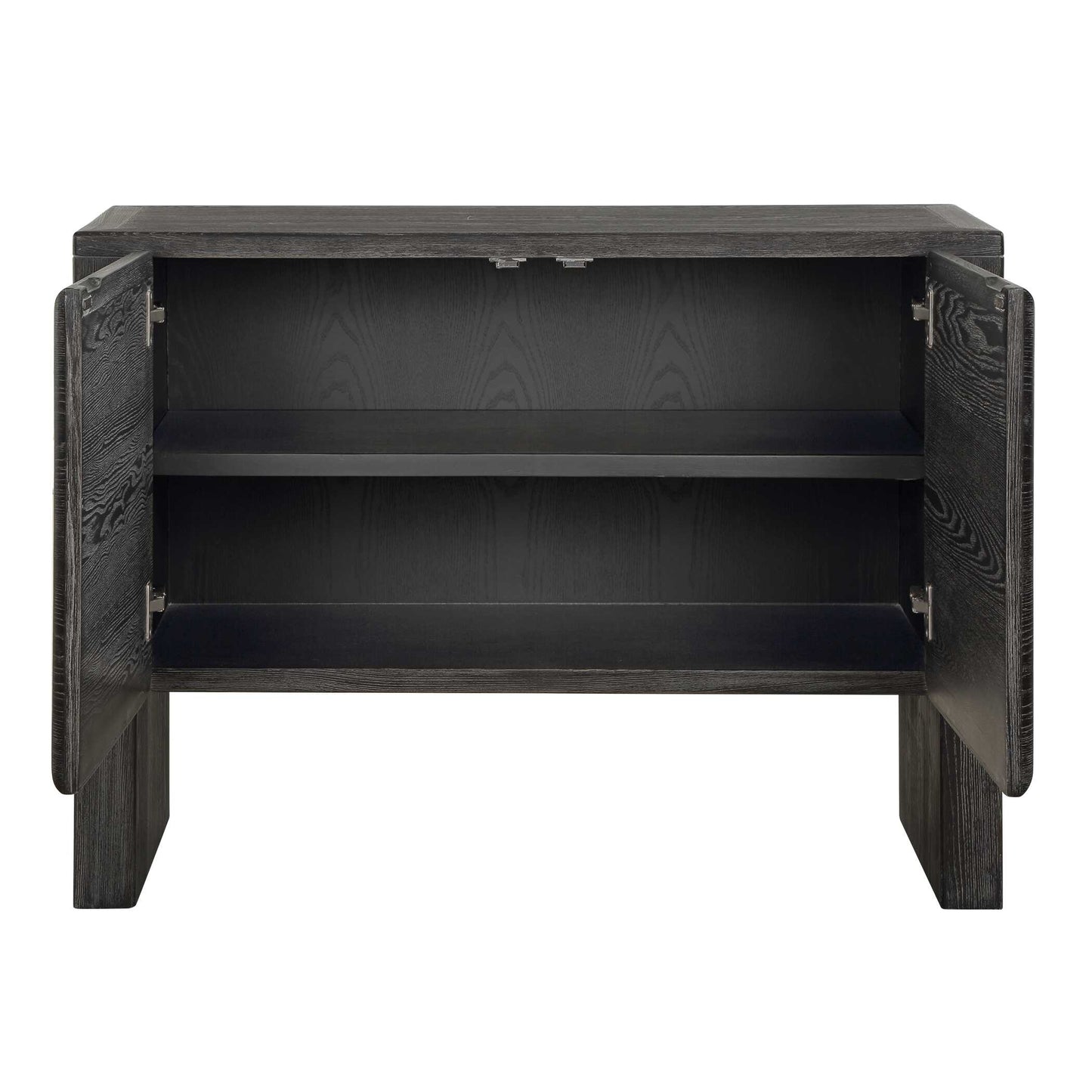 Bierk Dark Stain 2 Door Cabinet