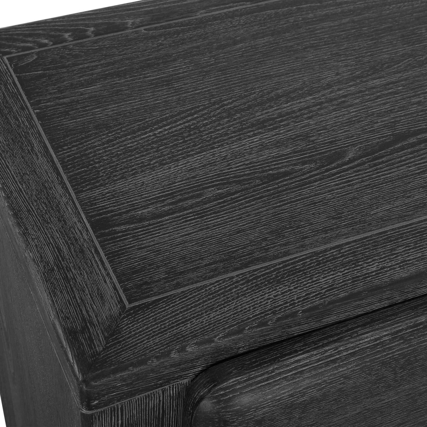 Bierk Dark Stain 2 Door Cabinet