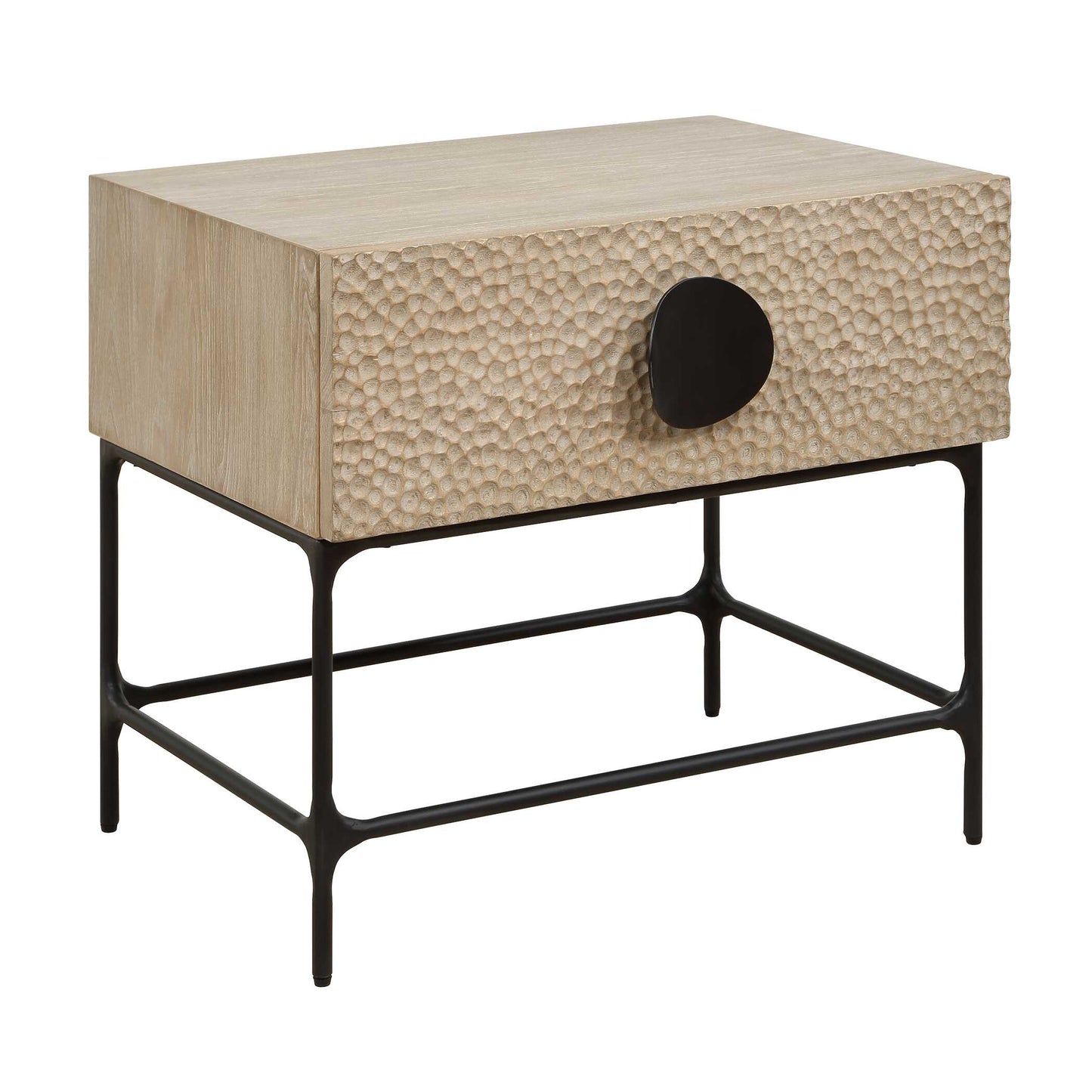 Lunar Wooden Side Table