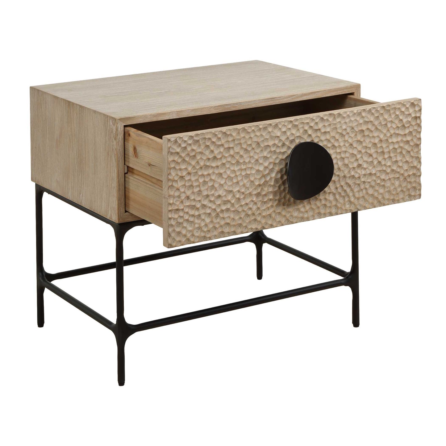 Lunar Wooden Side Table