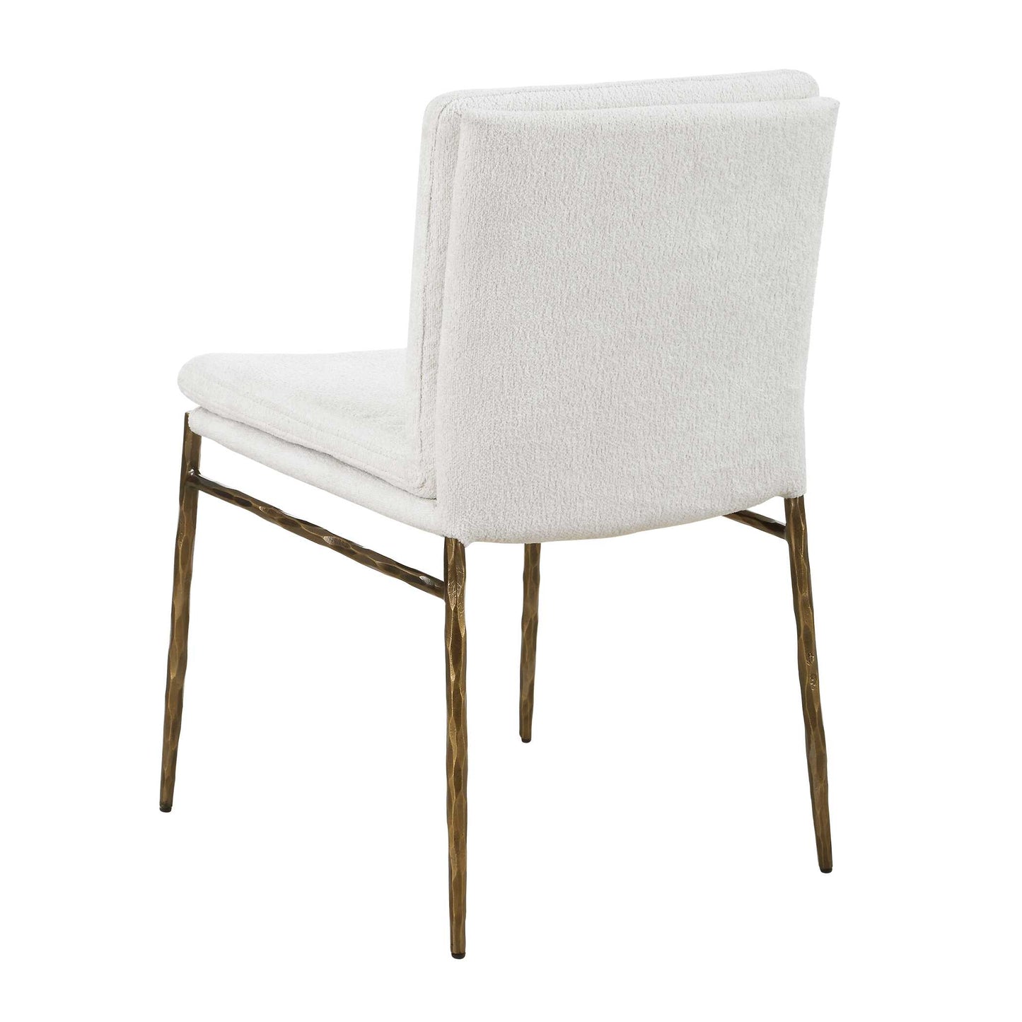 Ascend Textured White Dining Chair