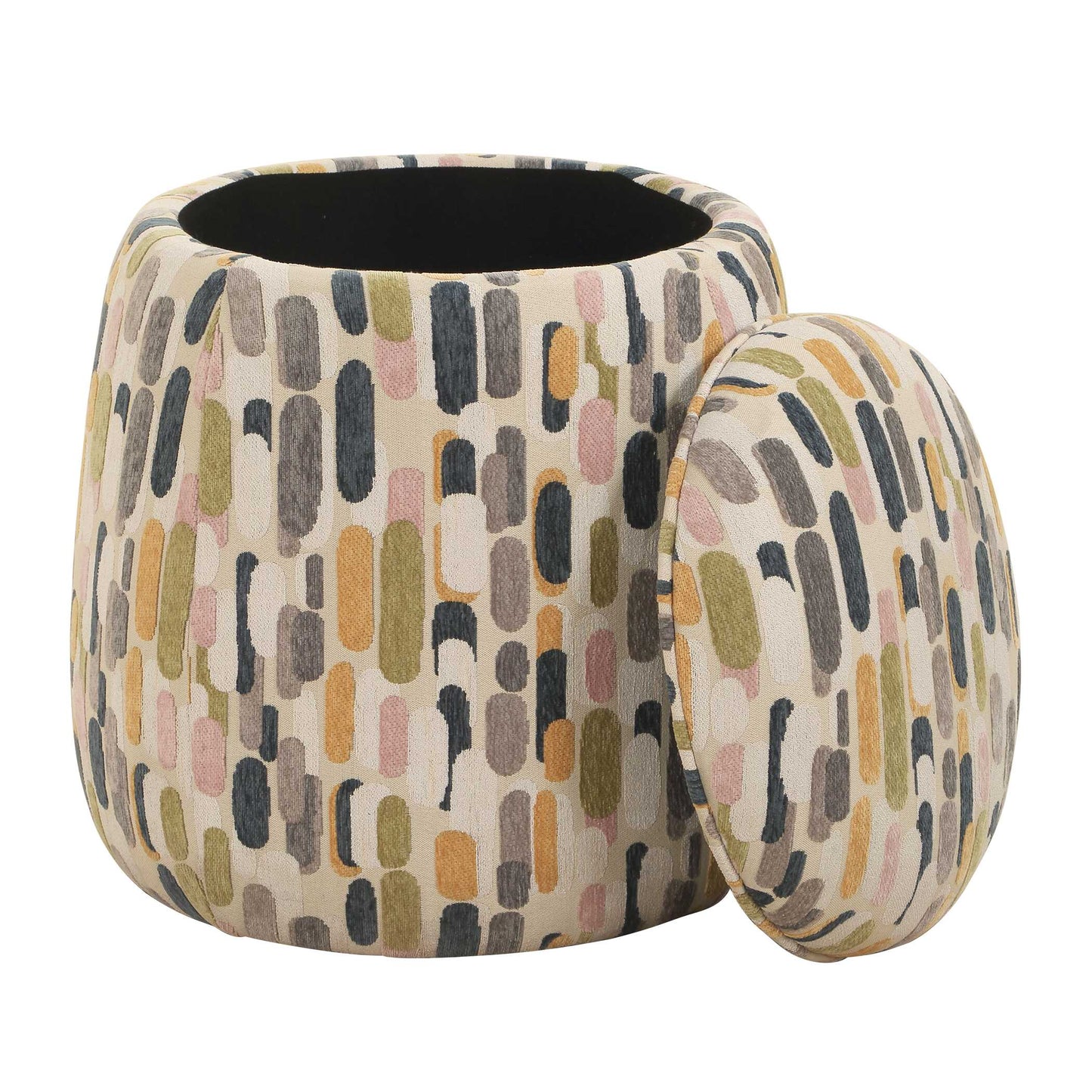 Arem Upholstered Multi-Color Ottoman